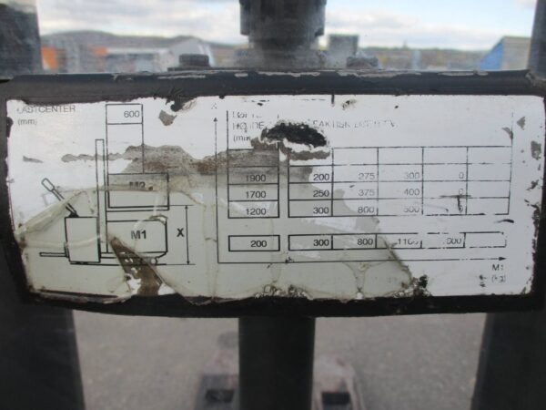 BT PPS 1600 elektromos raklapemelő targonca (3584) - Image 3